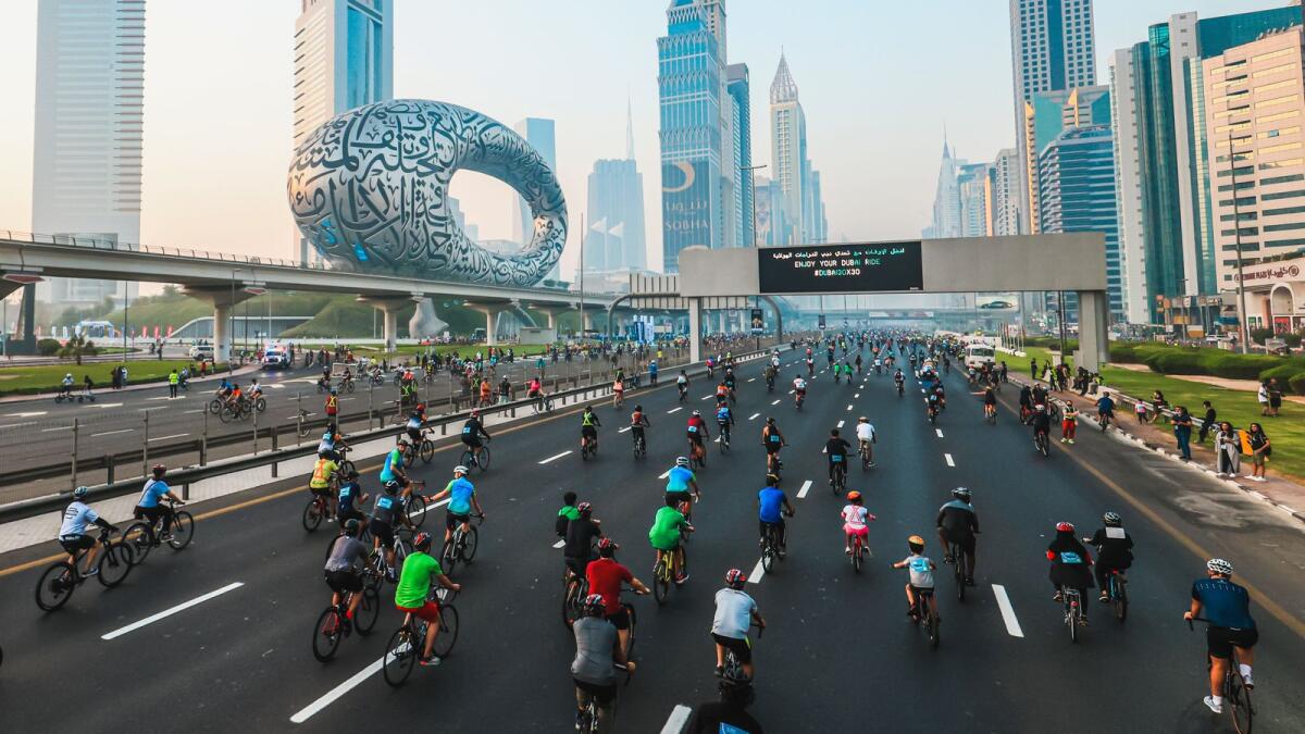 Dubai: Thousands of riders to turn Sheikh Zayed Road into giant cycling track next month
